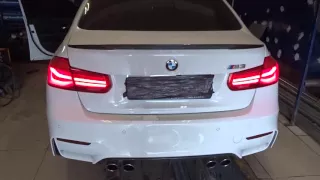 Переделка выхлопной системы Akrapovic на BMW M3