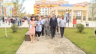 В микрорайоне Астана 15 шымкентцев получили ключи от квартир