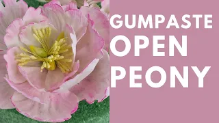 Gumpaste Open Peony