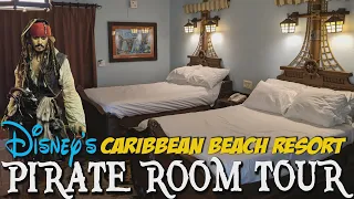 ☠️ PIRATE THEMED ROOM TOUR AT DISNEY'S CARIBBEAN BEACH RESORT - WALT DISNEY WORLD, FLORIDA