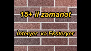 AMK Fasad üzlükləri nədir? Necə vurulur? Nəmişliyə,oda və s. davamlı olan Fasad üzlüyü Azərbaycanda.