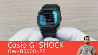 Чёрно-бирюзовая легенда с Bluetooth / Casio GW-B5600-2E