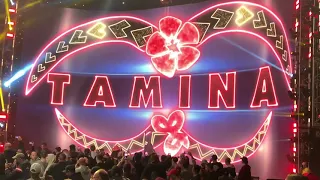 Tamina entrance (WWE Main Event 11/1/21 live crowd reaction)