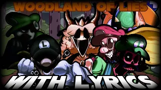 Woodland of Lies with lyrics collection! Friday Night Funkin: Mario's Madness V2 (Mario Day Special)
