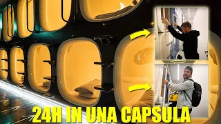 SOPRAVVIVERE per 24H ALL'INTERNO DI UN CAPSULE HOTEL - QUI DENTRO È TROPPO CLAUSTROFOBICO!