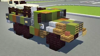 Minecraft M923 Heavy Military Cargo Truck Tutorial