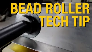 How to Get a CRISP Bent Edges Using a Bead Roller - Tech Tips from Eastwood