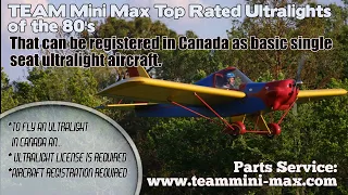 TEAM Mini Max, Top rated Canadian ultralight aircraft of the early 1980s