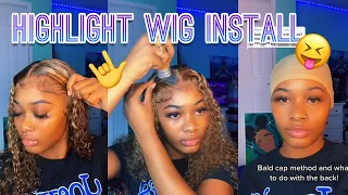 Wig Tutorial & Install 🔥🔥Bald Cap Method And What To Do With The Back  😮
