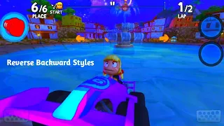 Reverse Backward Styles By Roxie Ft. Grand Prix || Beach Buggy Racing 2