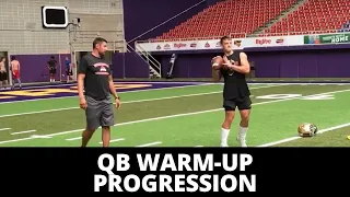 Quarterback Drills - Everyday Warm-up Progression that will Improve Throwing Technique