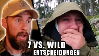 Robert Marc Lehmann reagiert auf 7 vs. Wild - Die Entscheidungen | Folge 3