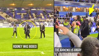 Birmingham City fans booed Wayne Rooney when his team lost to Hull City