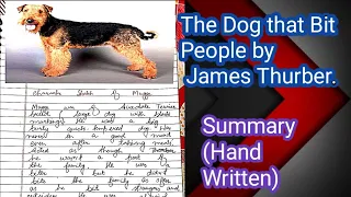 Link👇|The Dog that Bit People||Summary||Character Sketch(Muggs)|Kashmir University||4th Sem English|