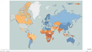 How to make a colored in world map in 2 minutes (Tableau Public)