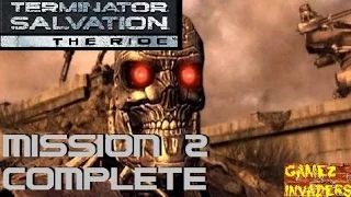 Terminator Salvation Arcade Mission 2 Chapters 1-4 Completed Playthrough