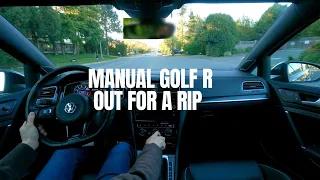 Manual Golf R Out For a Rip