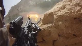 FIREFIGHT ON HELMET CAM IN AFGHANISTAN - PART 1 | FUNKER530