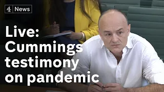 Watch live: Dominic Cummings gives evidence on UK government handling of pandemic