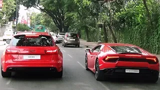 Audi RS 6 Vs Lamborghini Huracan?! Bangalore's First Audi RS 6 Avant