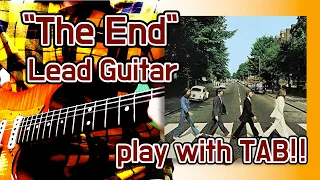 The Beatles "The End" Play the Guitar with TAB