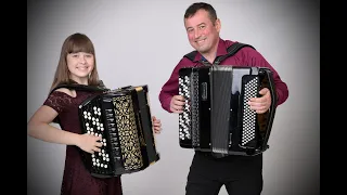 DUO TWO ACCORDIONS (Maria & Sergei Teleshev) "Dance Prelude No.5" by Witold Lutoslawski LIVE