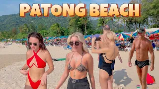 【🇹🇭 4K】Phuket 2023 Patong Beach - Evening Walking Tour