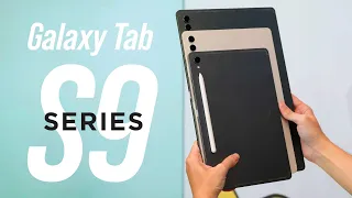 Trên tay bộ 3 máy tính bảng Samsung Galaxy Tab S9