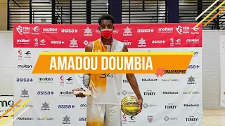 EL GRAN SALTO DE AMADOU DOUMBIA (NUEVO JUGADOR REAL MADRID BALONCESTO).