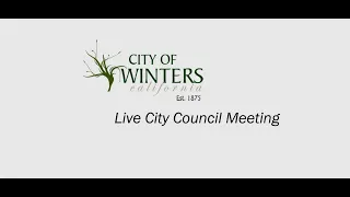 11/02/2021 City of Winters City Council Meeting