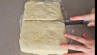 Do you still buy puff pastry? I do it myself easily and quickly with this simple method