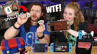 My Girlfriend & I Buy WEIRD Nintendo Switch Accessories!