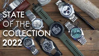 State of the Collection 2022: SEIKO, Rolex, CASIO, CWC - Only 3 Main Watches!