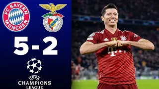 Bayer Munchen VS Benfica 5-2 All Goalls & Highlight Liga Champions