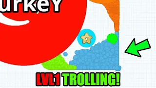 *LVL1* TROLLING MACRO HACKERS!! Agar.io Mobile - LVL1 MACRO REVENGE - BLOB.IO BEST MOMENTS - AGAR.IO