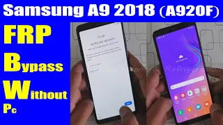 Samsung A9 2018 (A920F) FRP Bypass Google Account Without PC | Urdu Hindi