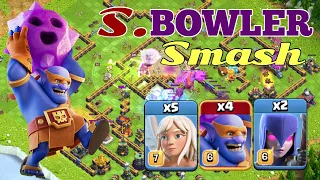 TH15 Super Bowler Smash and Electro Titan Strategy! Legend League Attacks 2022 Nov! Clash of Clans