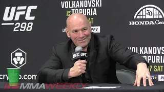 Dana White: Why Mark Zuckerberg Walked Out with Volkanovski at UFC 298