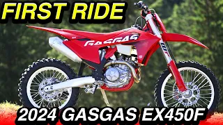 FIRST RIDE 2024 GASGAS EX450F