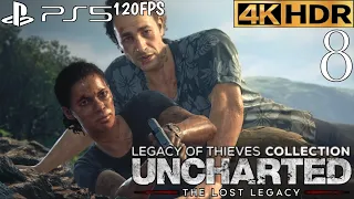 Uncharted The Lost Legacy Remastered (PS5) 4K 120FPS HDR Gameplay Chapter 8 Partners No Commentary