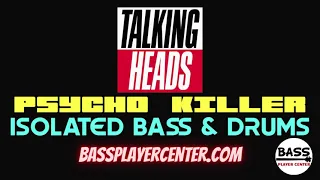 Psycho Killer - Talking Heads - Isolated Bass & Drums - Lyrics