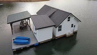 2 Bed/1 Bath Plus Loft (Approx 462sqft - Sleeps 8-10) Floating Cabin For Sale on Norris Lake - SOLD!