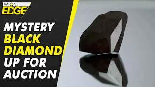 Mystery diamond: black diamond, possibly from space, goes up for auction | WION Edge