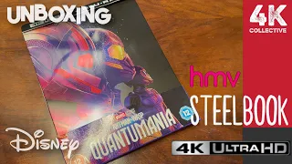 Ant-Man and The Wasp Quantumania 4K UltraHD Blu-ray ​⁠@hmv steelbook unboxing