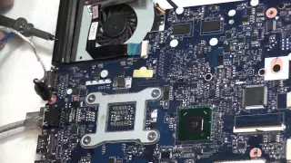 Ремонт Lenovo G570 зависает, отключается питание процессора Compal LA-6753P