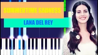 Lana Del Rey - Summertime Sadness (Piano Tutorial EASY) By MUSICHELP