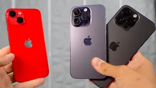 iPhone 14 vs iPhone 14 Pro vs iPhone 14 Pro Max!! 🔥 Comparativa COMPLETA