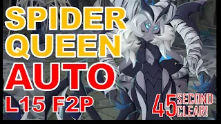 Queen Spider's Nest Lvl 15 - F2P AUTO Team Guide (Arachne) [Summoners War: Chronicles]