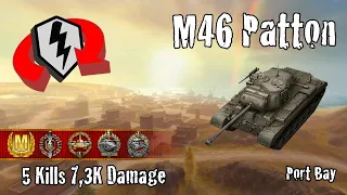 M46 Patton  |  5 Kills 7,3K Damage  |  WoT Blitz Replays