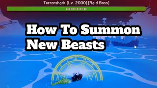 How To Fight New Seas Beasts Blox Fruits Update 20